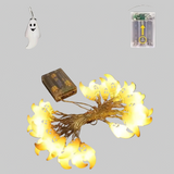 3M 20LED Ghost Halloween String Lights Battery-Powered