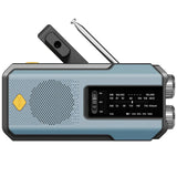 NNEOBA 2000mAh Weather Emergency Radio Blue