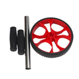 NNEOBA AB Roller Wheel – Single-Wheel Core Trainer for Gym & Home Workouts (Red)