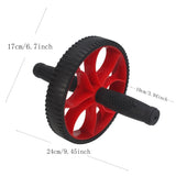 NNEOBA AB Roller Wheel – Single-Wheel Core Trainer for Gym & Home Workouts (Red)