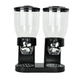 TOQUE Double Cereal Dispenser Dry Food Black-1910113168970092545