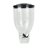 TOQUE Double Cereal Dispenser Dry Food Black-1910113168970092549
