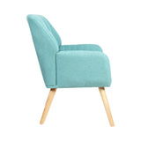 NNEED Armchair Fabric Couches Blue
