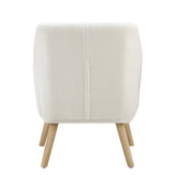 NNEED Armchair Lounge Sofa Chair Sherpa Couches White