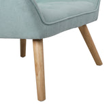 NNEED Armchair Fabric Upholstered Tub Chair Blue