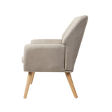 NNEED Armchair Linen Fabric Beige
