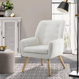 NNEED Armchair Sherpa White