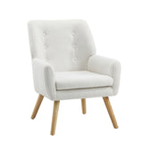 NNEED Armchair Sherpa White
