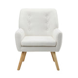 NNEED Armchair Sherpa White