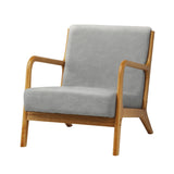 NNEED Armchair Wood Couches Light Grey