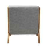 NNEED Armchair Wood Couches Light Grey