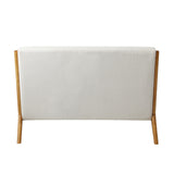 NNEED Armchair Couch Pillows 2 Seater Fabric Beige