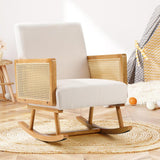 NNEED Rocking Chair PE Rattan Beige
