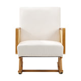 NNEED Rocking Chair PE Rattan Beige