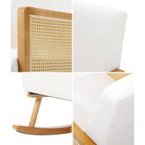 NNEED Rocking Chair PE Rattan Beige