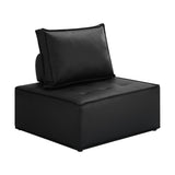 NNEED Pu Leather Sofa Couch Black