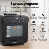 NNEDSZ Devanti Steam Air Fryer Oven 15L W/ LCD Touch 1600W