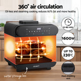 NNEDSZ Devanti Steam Air Fryer Oven 15L W/ LCD Touch 1600W