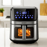 NNEDSZ Devanti Air Fryer 6.5L LCD Fryers Clear Window