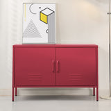 NNEDSZ Artiss Buffet Sideboard Metal Cabinet - BASE Pink