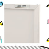 NNEDSZ Artiss Buffet Sideboard Metal Cabinet - BASE White