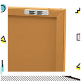 NNEDSZ Artiss Buffet Sideboard Metal Cabinet - BASE Yellow