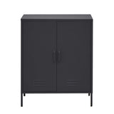 NNEDSZ Artiss Buffet Sideboard Metal Cabinet - SWEETHEART Charcoal