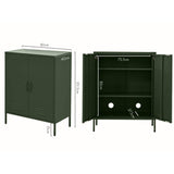 NNEDSZ Artiss Buffet Sideboard Metal Cabinet - SWEETHEART Green