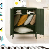 NNEDSZ Artiss Buffet Sideboard Metal Cabinet - SWEETHEART Green