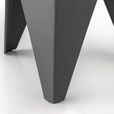 NNEDSZ Artiss 4PC Puzzle Stool Bar Stools Stackable Grey