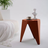NNEDSZ Artiss 4PC Puzzle Stool Bar Stools Stackable Red