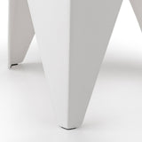 NNEDSZ Artiss 4PC Puzzle Stool Bar Stools Stackable White