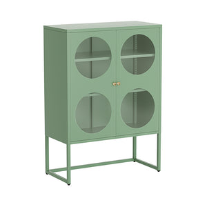 NNEDSZ ArtissIn Buffet Sideboard Metal Cabinet - ELLA Green