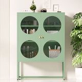 NNEDSZ ArtissIn Buffet Sideboard Metal Cabinet - ELLA Green
