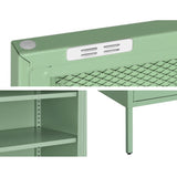 NNEDSZ ArtissIn Buffet Sideboard Metal Cabinet - ELSA Green