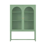 NNEDSZ ArtissIn Buffet Sideboard Metal Cabinet - ELMA Green