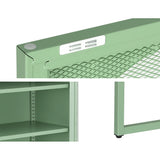 NNEDSZ ArtissIn Buffet Sideboard Metal Cabinet - ELMA Green