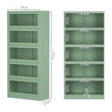NNEDSZ ArtissIn Buffet Sideboard Cupboard Cabinet Storage Mesh Doors Metal Green ELIA