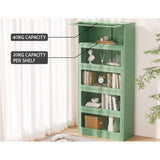 NNEDSZ ArtissIn Buffet Sideboard Cupboard Cabinet Storage Mesh Doors Metal Green ELIA