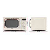 NNEDSZ Comfee 20L Microwave Oven 800W Cream
