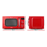 NNEDSZ Comfee 20L Microwave Oven 800W Red