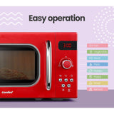 NNEDSZ Comfee 20L Microwave Oven 800W Red