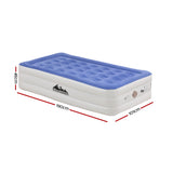 NNEDSZ Air Mattress Single Inflatable Bed 46cm Cube Airbed