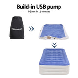 NNEDSZ Air Mattress Single Inflatable Bed 46cm Cube Airbed