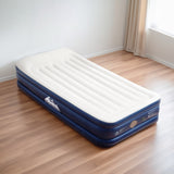 NNEDSZ Air Mattress Single Inflatable Bed 46cm Air bed Grey