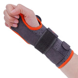 NNEOBA Adjustable Wrist Brace with Splints Size L, Orange