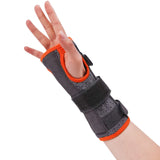 NNEOBA Adjustable Wrist Brace with Splints Size L, Orange