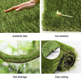 NNEDSZ Artificial Grass 45mm 1mx10m Synthetic Fake Lawn Turf Plastic Plant 4-coloured
