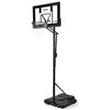 NNEMB Portable Basketball Hoop Stand System, Full Size 2.45m to 3.05m Height Adjustable