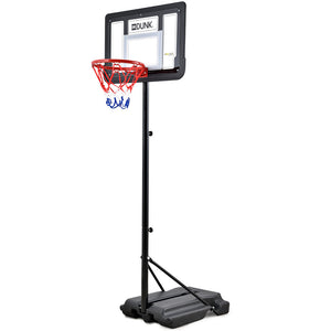 NNEMB Portable Kids Basketball Hoop Stand System, 1.15m to 1.60m Height Adjustable